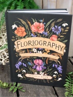 NWT Florigraphy Book by Jessica Roux New York Times Bestselling Illustrator
